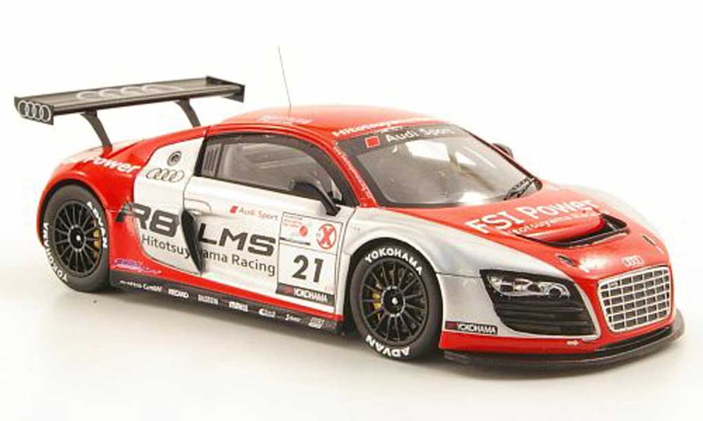 Audi R8 LMS 1/43 Ebbro LMS No.21 Team Hitotsuyama Racing 2011 modelauto