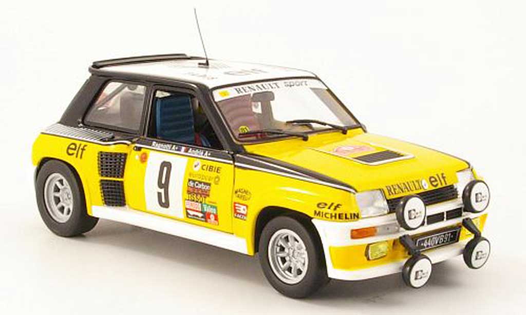 Renault 5 Turbo 1/18 Eagle Turbo no9 elf rallye monte carlo 1981 j.ragnotti / andrie modelauto