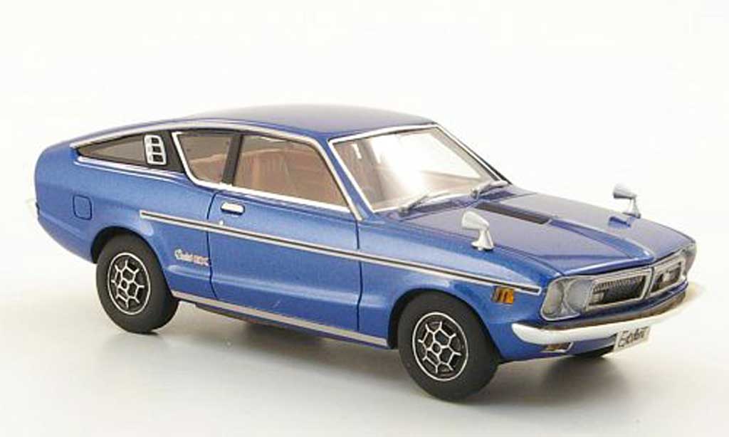Nissan Sunny 1/43 Hi Story Coupe GX blauw RHD 1973 modelauto