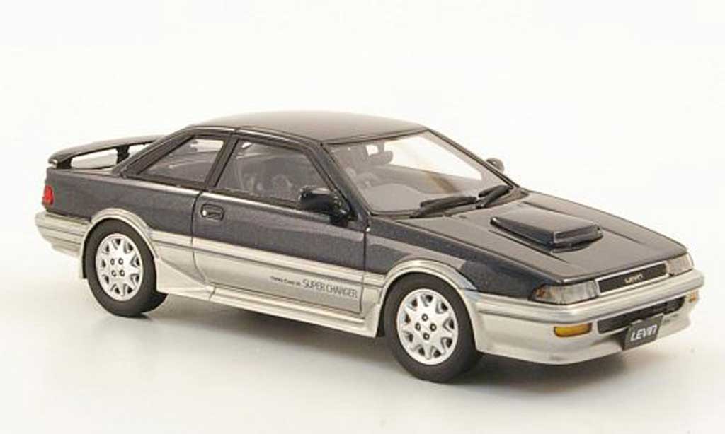 Toyota Corolla Levin 1/43 Hi Story Levin GT-Z anthrazit/grijs RHD 1989 modelauto