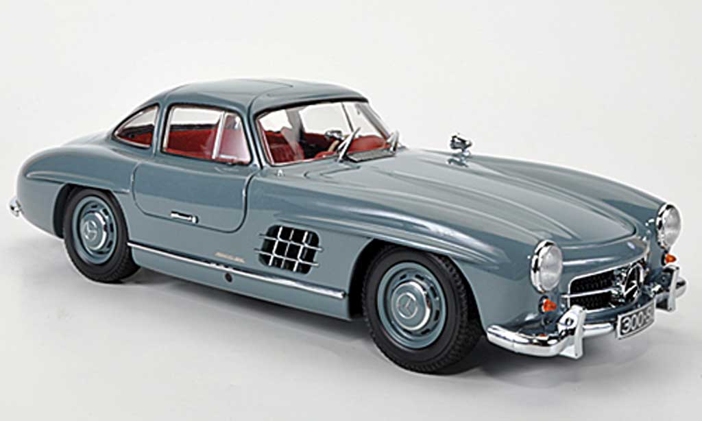 Mercedes 300 SL 1/18 Minichamps SL (W198 l) grijs 1954 modelauto