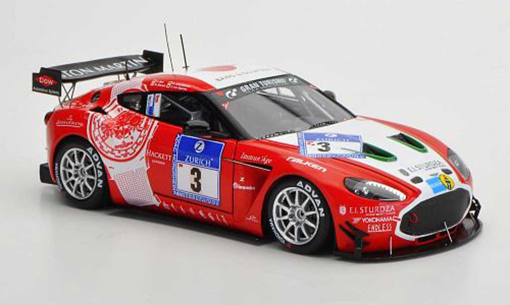 Aston Martin V12 Zagato 1/43 Minichamps Zagato No.3 24h Nurburgring 2011 modelauto