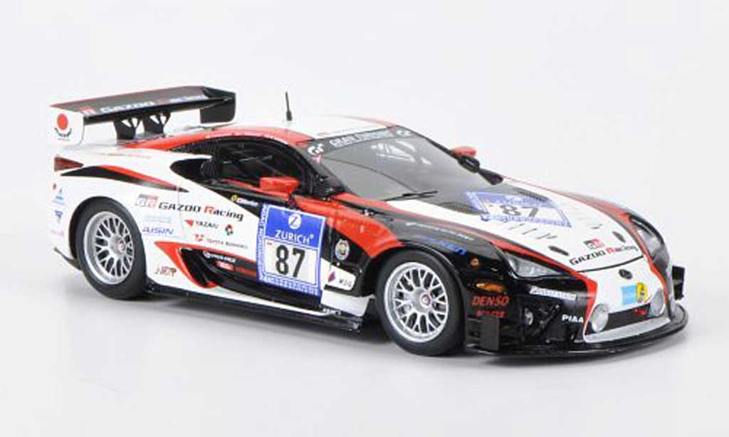Lexus LFA 1/43 Minichamps No.87 Gazoo Racing Kinoshita/Wakisaka/Lotterer 24h Nurburgring 2011 modelauto