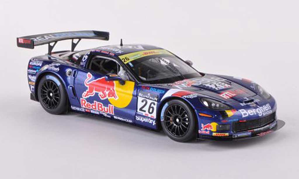Chevrolet Corvette C6 1/43 Minichamps C6 Z06.R GT3 No.26 Callaway Competion Red Bull 24h Spa 2011 Bouvy/Coens/Witmain/Kelders modelauto