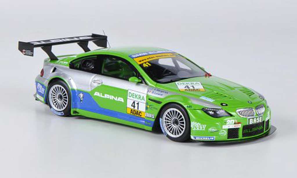 Bmw Alpina B6 1/43 Minichamps B6 GT3 No.41 Liqui Moly Team Engstler ADAC GT Masters 2011 modelauto