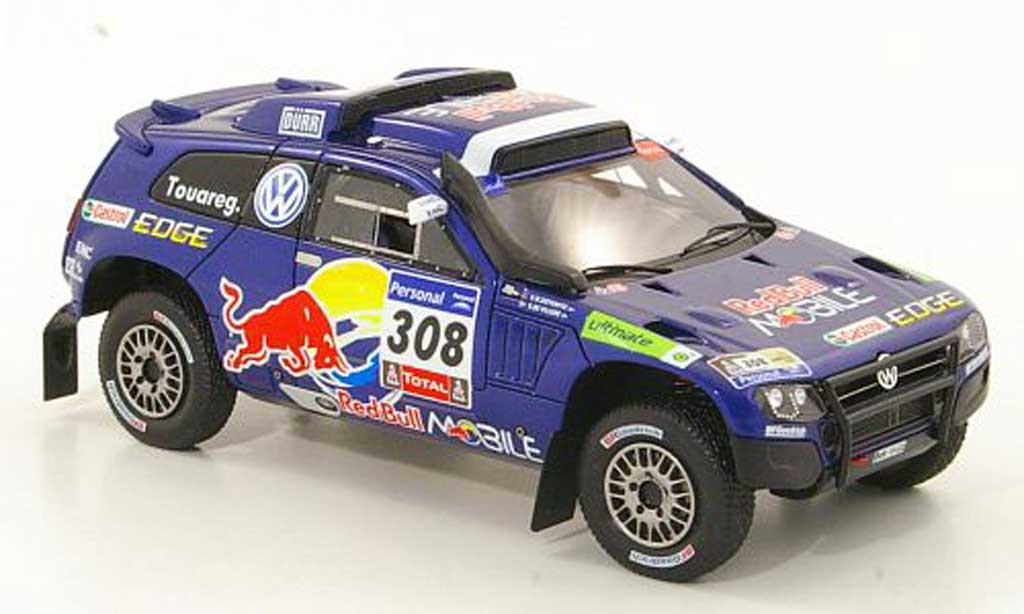 Volkswagen Touareg Dakar 1/43 Spark Dakar Race 3 No.308 Red Bull Mobile Rally 2011 modelauto
