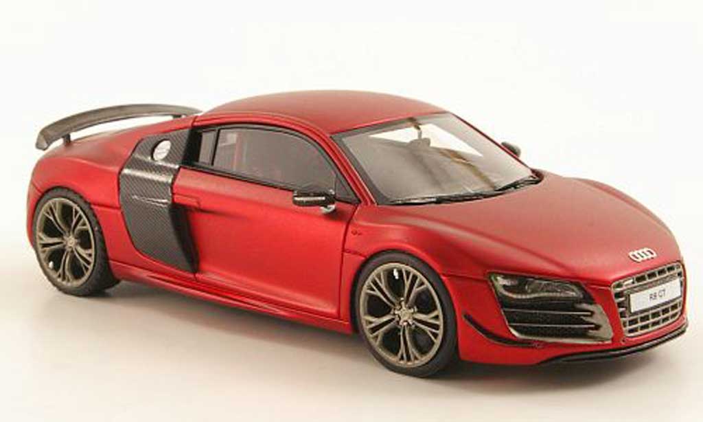 Audi R8 GT 1/43 Look Smart GT mattrood/carbonoptik modelauto