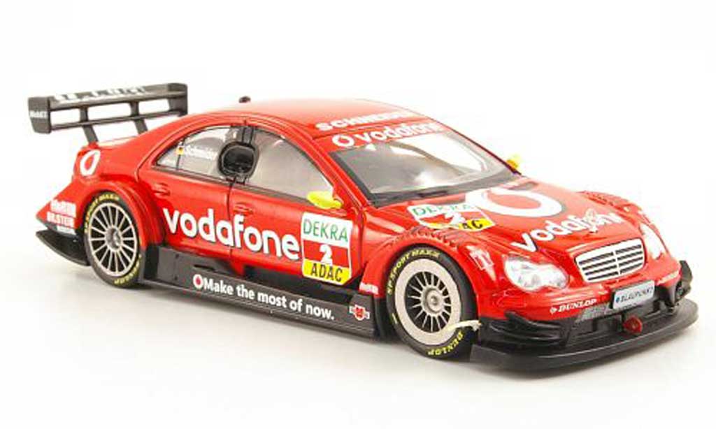 Mercedes Classe C DTM 1/43 Hachette DTM No.2 Vodafone B.Schneider Saison 2006 modelauto