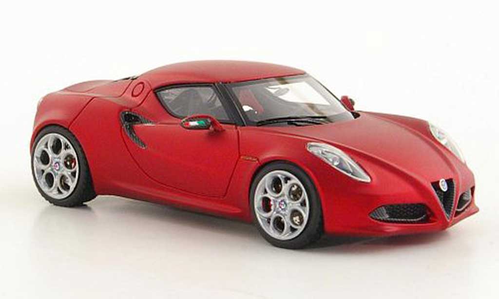 Alfa Romeo 4C 1/43 Look Smart Concept mattrood Autosalon Genf 2011 modelauto