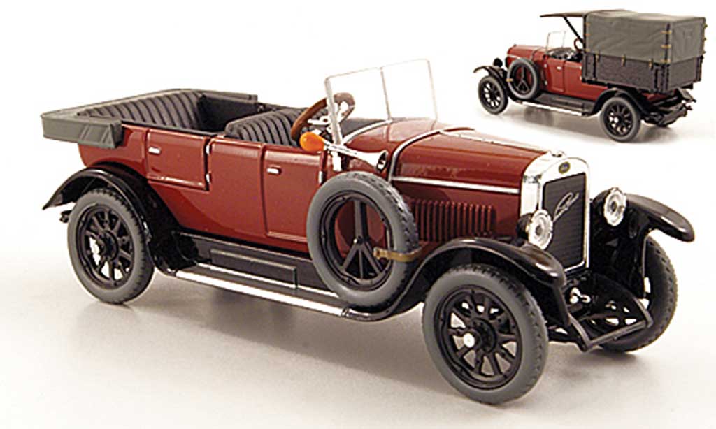 Skoda 110 1/43 Abrex Laurin & Klement Combi Sedan/Lieferwagen bruin 1927 modelauto