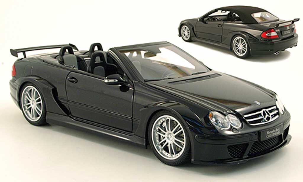 Mercedes Classe CL DTM 1/18 Kyosho K DTM AMG cabriolet zwart modelauto