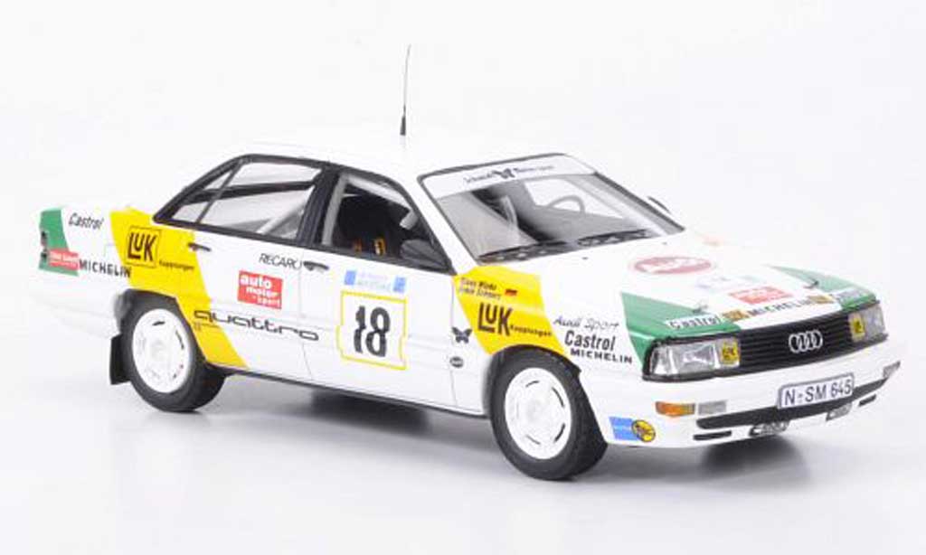 Audi 200 quattro 1/43 Neo No.18 Luk zwart/Wicha Rallye Akropolis 1989 modelauto