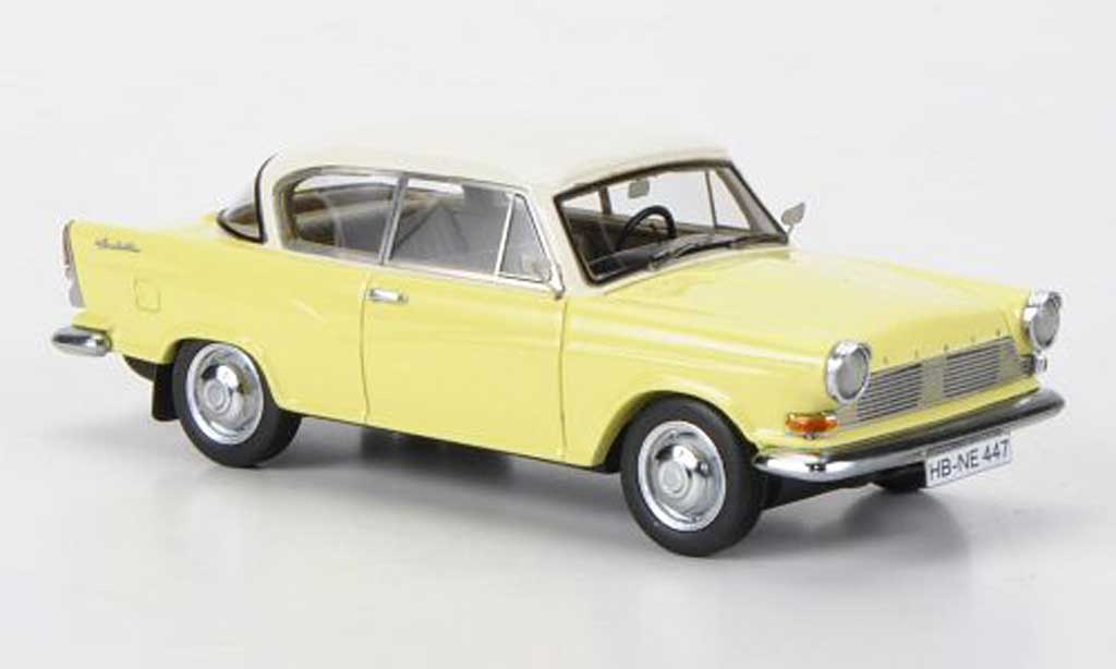 Lloyd Arabella 1/43 Neo geel/wit 1960 modelauto