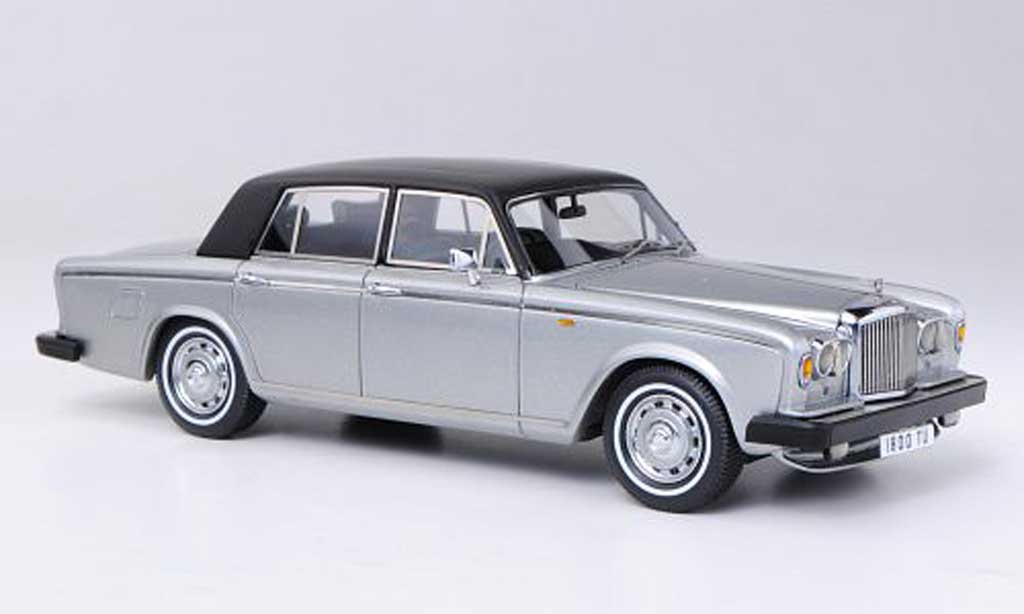 Bentley T2 1/43 Neo grijs/mattzwart RHD 1977 modelauto