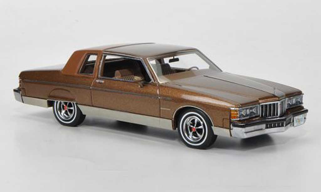 Pontiac Bonneville 1/43 Neo Brougham 2-portes Coupe met.bruin/bruin 1980 modelauto