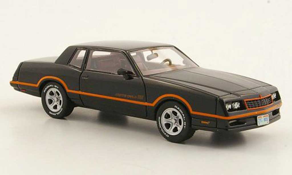Chevrolet Monte Carlo 1/43 Neo SS zwart 1986 modelauto