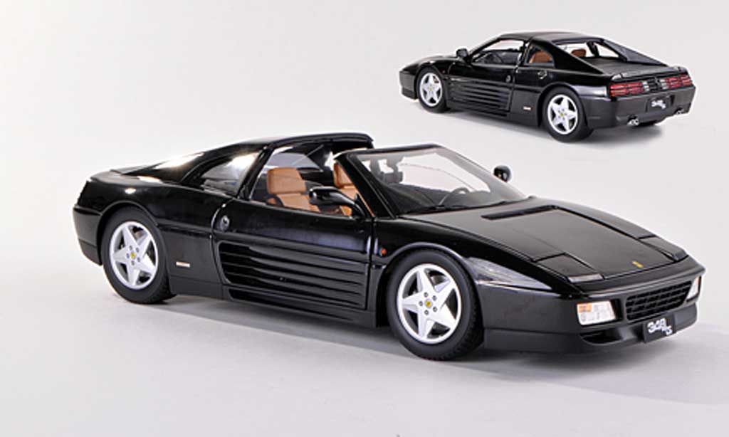 Ferrari 348 TS 1/18 Hot Wheels Elite TS zwart (Elite) modelauto