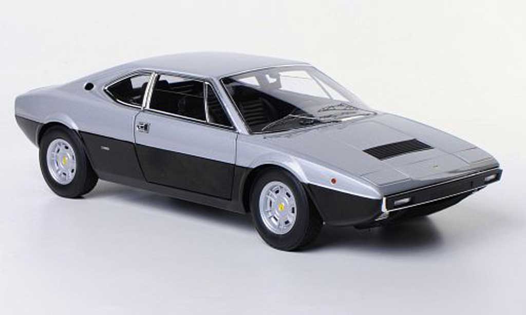 Ferrari 308 GT4 1/18 Hot Wheels Elite GT4 grijs/zwart modelauto