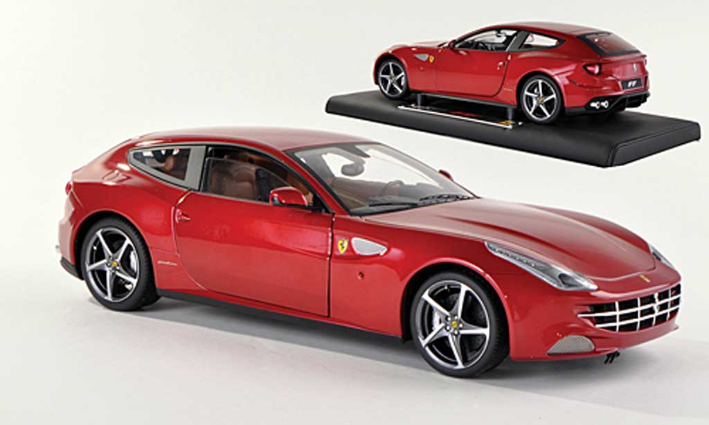 Ferrari FF 1/18 Hot Wheels Elite rood (Elite Special) modelauto