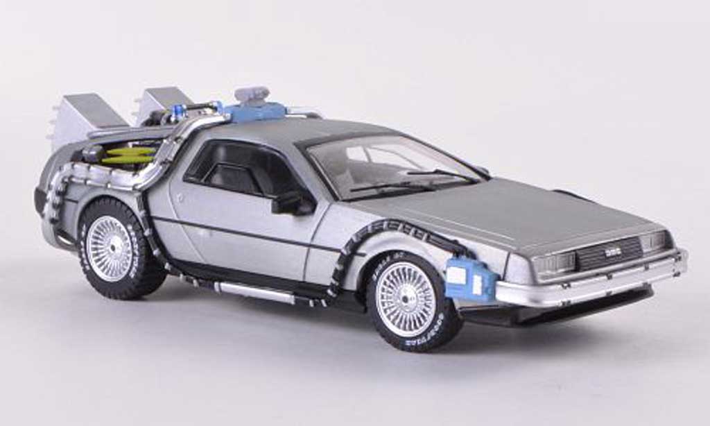 De Lorean futur I 1/43 Hot Wheels Elite DMC-12 Time Machine Back to the Future modelauto