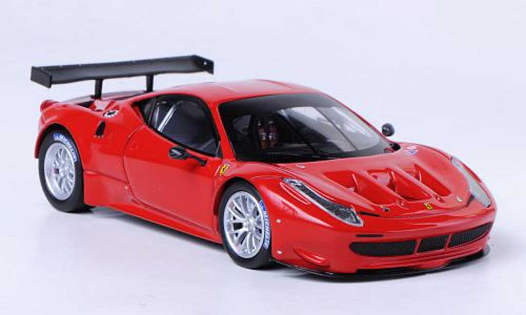Ferrari 458 Italia GT2 1/43 Hot Wheels Elite Italia GT2 Presentationsfahrzeug rood (Elite) modelauto