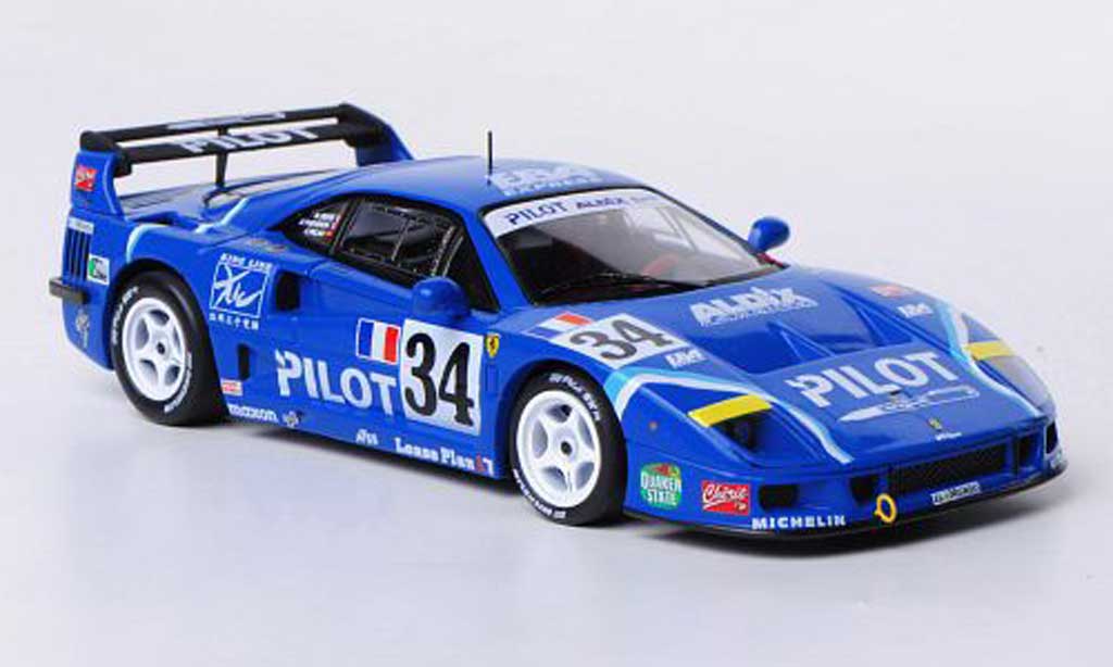 Ferrari F40 1/43 Hot Wheels Elite Competizione No.34 Pilot M.Ferte / O.Thevenin / C.Palau 24h Le Mans 1994 modelauto