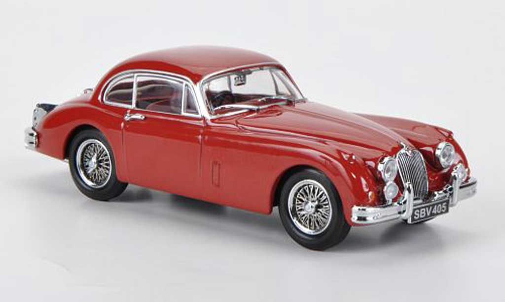 Jaguar XK 150 1/43 Oxford 150 FHC rood modelauto