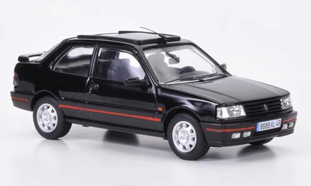 Peugeot 309 GTI 1/43 Vanguards GTI MkII zwart LHD modelauto