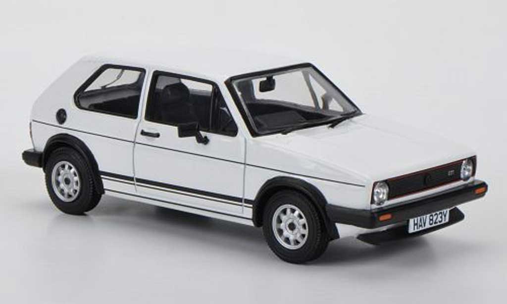 Volkswagen Golf 1 GTI 1/43 Vanguards 1 GTI wit RHD modelauto