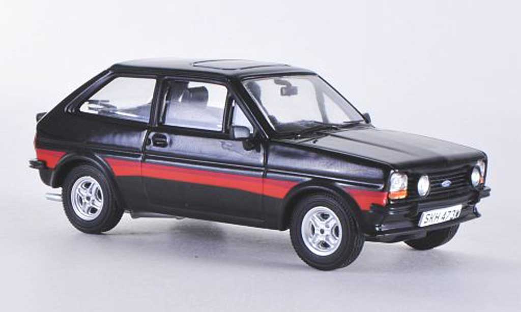 Ford Fiesta MKI 1/43 Vanguards MKI Supersport zwart/rood/oranje RHD modelauto