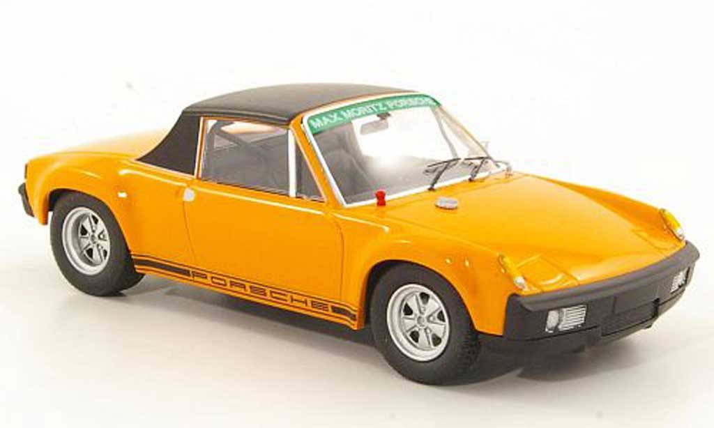 Porsche 914 1/43 Schuco 6 GT oranje/zwart Max Moritz Tuning Sondermodell MCW Limitierte Auflage 500 Stuck modelauto