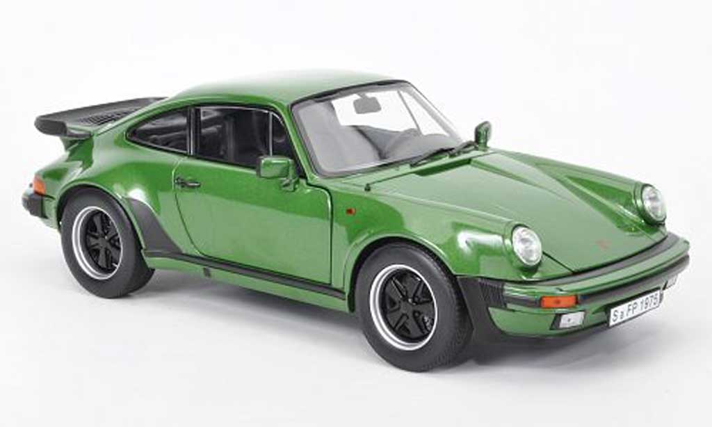 Porsche 930 Turbo 1/18 Norev Turbo 33l grun 1975 modelauto