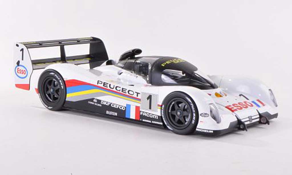 Peugeot 905 1993 1/18 Norev 1993 No.1 Esso 24h Le Mans Y.Dalmas/T.Boutsen/T.Fabi modelauto