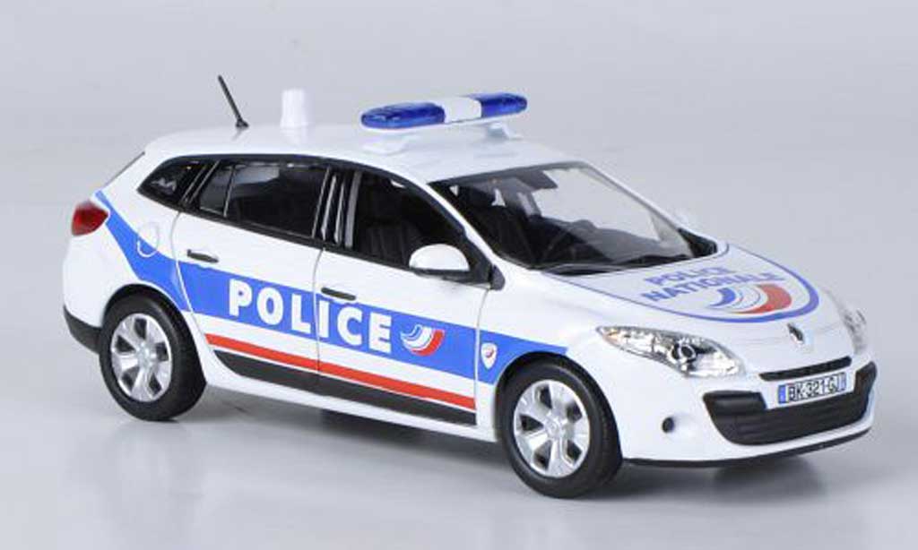 Renault Megane Estate 1/43 Norev Estate Politie Nationale 2009 modelauto