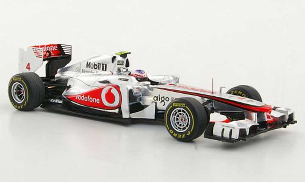 McLaren F1 2011 1/43 Spark 2011 MP4-26 No.4 Vodafone J.Button 200. GP-Sieg GP Ungarn modelauto