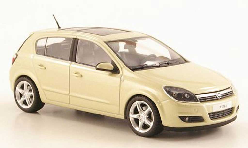 Opel Astra 1/43 Minichamps H beige 5-Turer modelauto