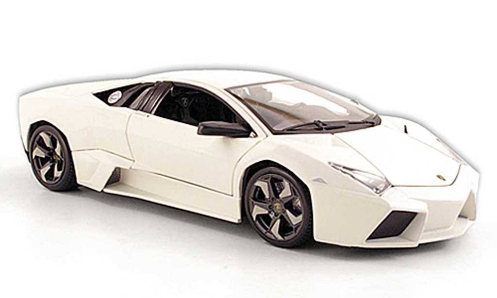 Lamborghini Murcielago Reventon 1/18 Burago Reventon wit 2007 modelauto