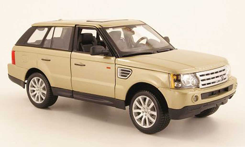 Range Rover Sport 1/18 Burago beige modelauto