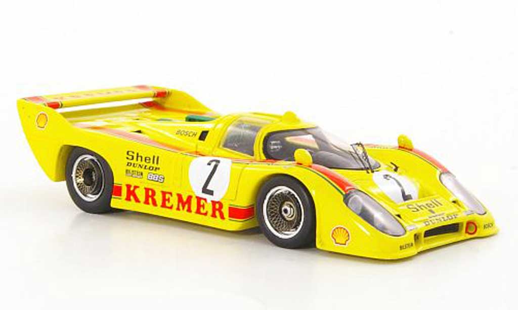 Porsche 917 1981 1/43 Spark 1981 No.2 Kremer B.Wolle/ H.Pescarolo Brands Hatch modelauto