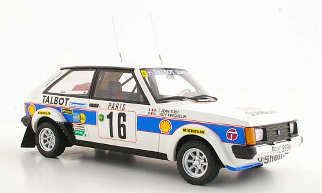 Talbot Sunbeam 1/18 Ottomobile Lotus No.16 G.Frequelin / J.Todt Rally Monte Carlo 1981 modelauto