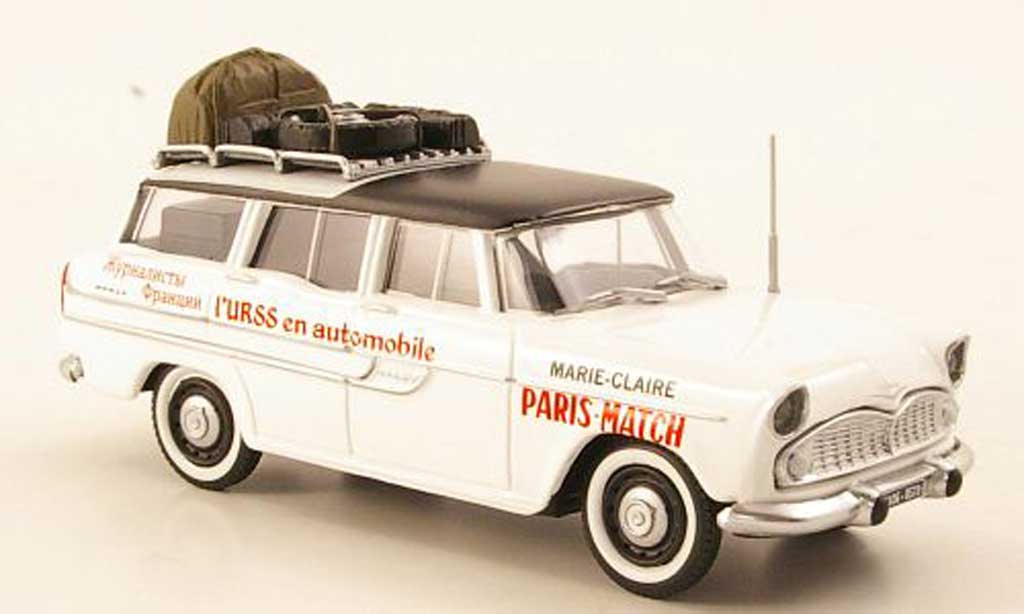 Simca Vedette 1/43 Eligor Marly Raid US - Paris Match modelauto