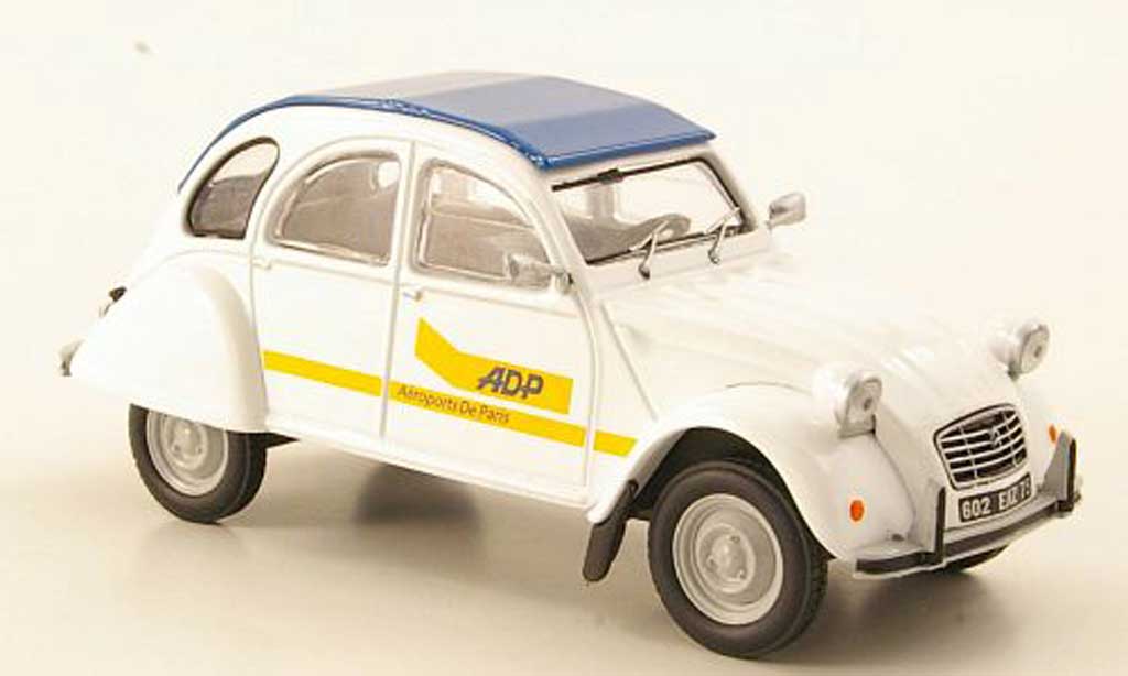 Citroen 2CV V6 1/43 Eligor V6 ADP - Aeroports De Paris 1985 modelauto