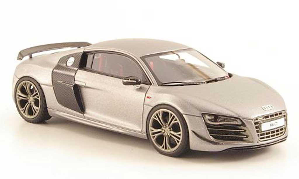 Audi R8 GT 1/43 Look Smart GT mattgrijs modelauto