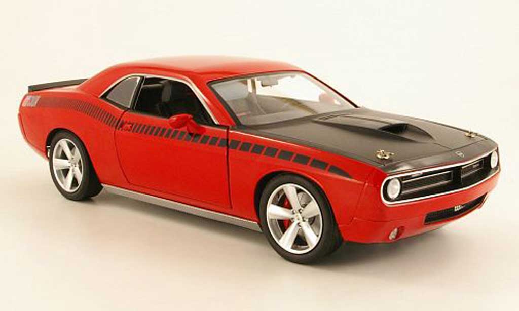 Plymouth Cuda Concept 1/18 Highway 61 Concept Rallye rood/zwart modelauto
