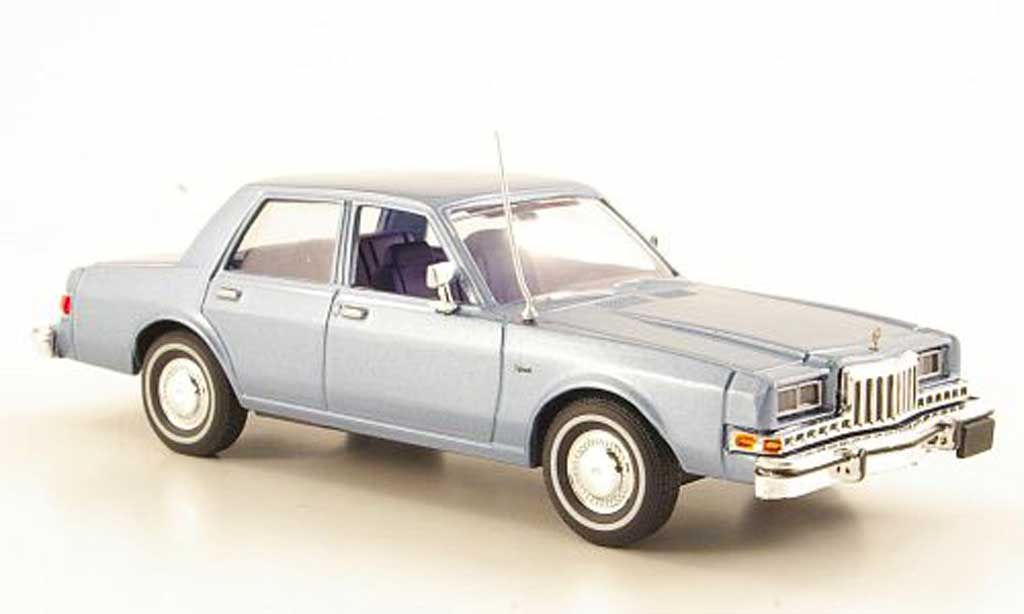 Dodge Diplomat 1/43 First Response blauw 1985 modelauto
