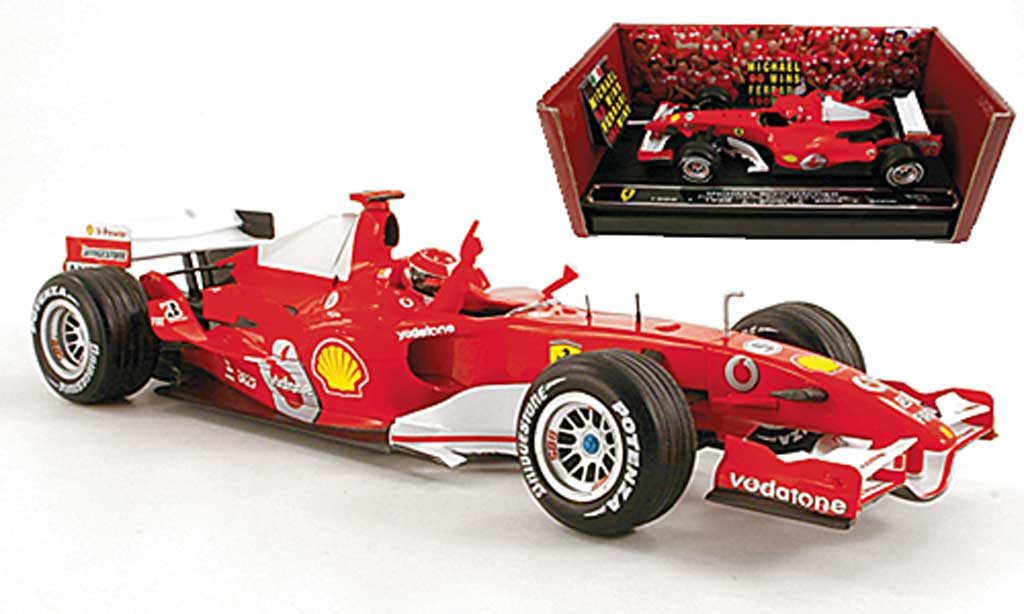 Ferrari F1 1/18 Hot Wheels Elite 248 No.5 M.Schumacher GP Italien 2006 modelauto