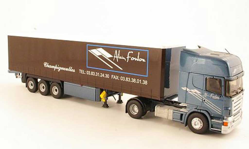 Scania Serie R 1/43 Eligor Topline Alain Foulon Gardinenplanen-SZ modelauto