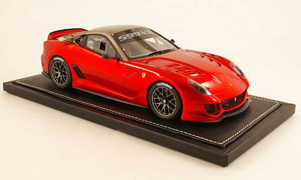 Ferrari 599 XX 1/18 BBR Models XX rood/grijs 2009 modelauto