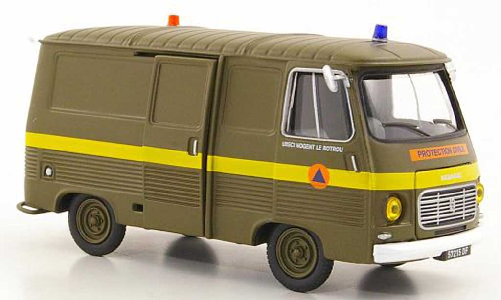 Peugeot J7 1/43 Eligor Proodection Civile - UIISC1 Nogent le roodrou modelauto