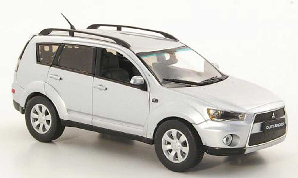 Mitsubishi Outlander 1/43 Vitesse grijs 2010 modelauto